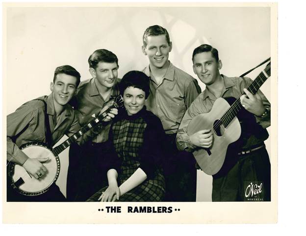 Lorraine performing with The Ramblers